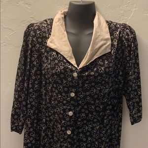 Dresses - Vintage Button Up Black Dress Dresses - Vintage Button Up Black Dress